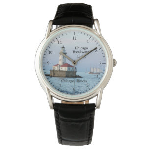 Pulsera Luz del rompeolas de Chicago y reloj ventoso II