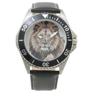 Pulsera Masculino, fondo de Rey León, reloj de hombre