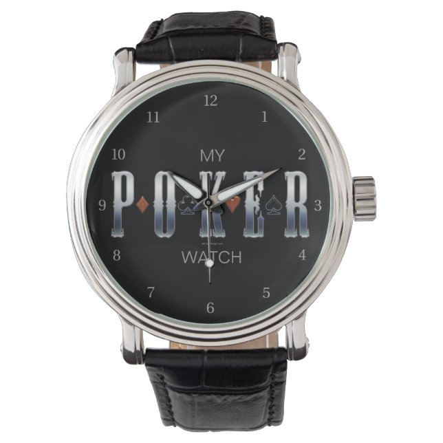 Pulsera Mi reloj de póker (Anverso)