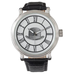 Pulsera Misterioso reloj de cuero derby