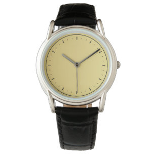 Pulsera Moderno reloj de cuero para hombres negros clásico