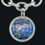 Pulsera Monet: Water Lilies 1919, pintura famosa,<br><div class="desc">Claude Monet: Water Lilies Red,  1919,  hermosa pintura de arte fino</div>