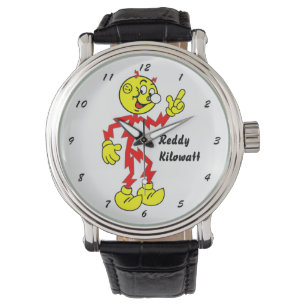 Pulsera Muy divertido Reddy Kilowatt el reloj de la muñec