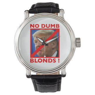 Pulsera Ningún reloj de hombres de Dumb Blonds.