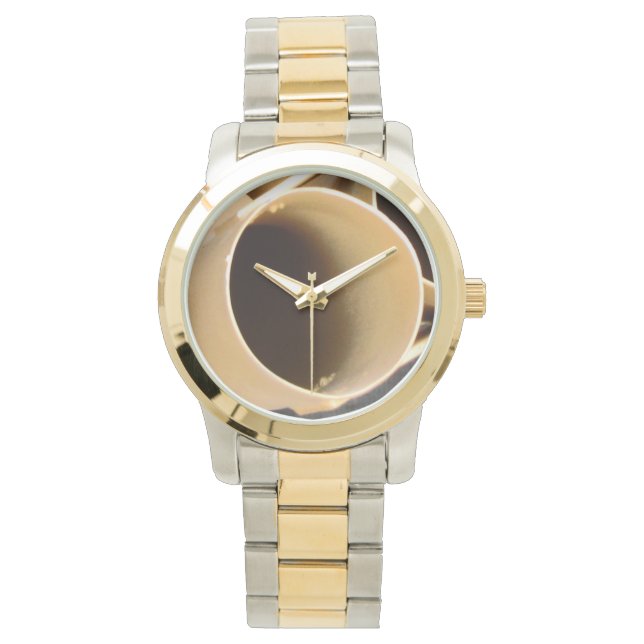 Pulsera NITRO MILITIA reloj de robo inoxidable de dos tono (Anverso)