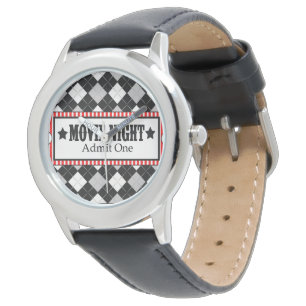 Pulsera *Noche de la película* Reloj de boleto de película