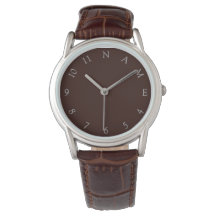 Nombre personalizado Mens personalizado reloj de p