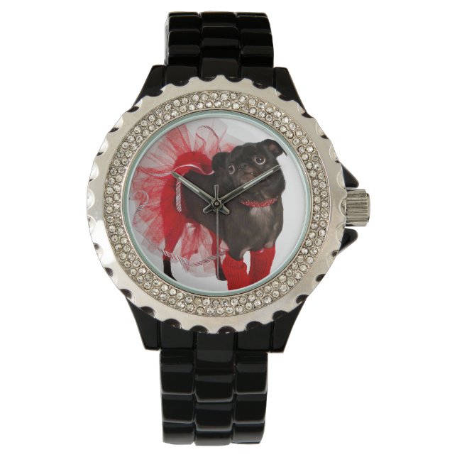 Pulsera Nugget, APARN SpokesPug, reloj Diamante de imitaci (Anverso)