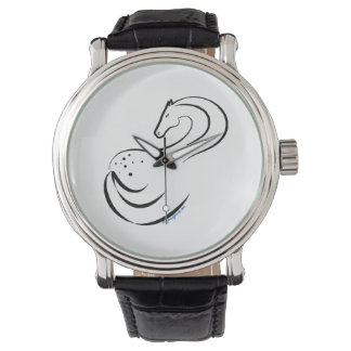 Pulsera Obra artística de Appaloosa en la cara de reloj