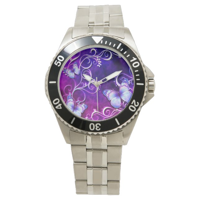 Pulsera Opciones de reloj de mariposa Art 3 (Anverso)
