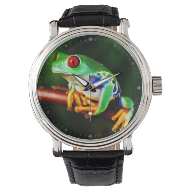 Pulsera Opciones de reloj y número de rana 1 (Anverso)