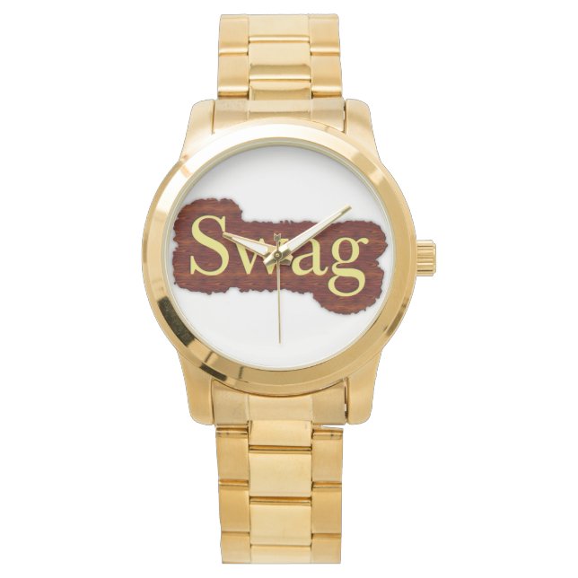 Pulsera Oro, reloj de unisex cubierto, a la venta! (Anverso)