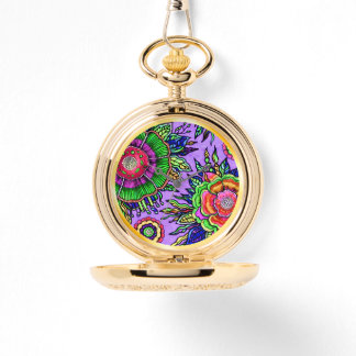 Pulsera OSTARA: Violeta Místico - Reloj de Bolsillo de Col