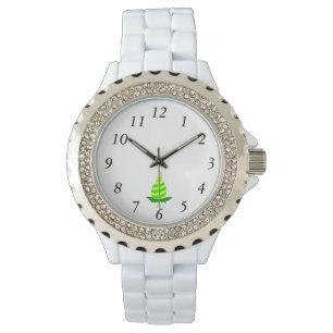 Pulsera Pascua desea el reloj blanco Diamante de imitación