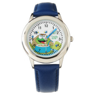 Pulsera Passover Rana divertida tiene reloj de sopa person