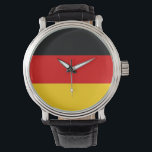Pulsera Patriótico, reloj especial con bandera de Alemania<br><div class="desc">¡Mantente puntual con nuestro reloj de mano con la bandera de Alemania! Esta pieza de época distintiva combina funcionalidad con un diseño vibrante que exhibe orgullosamente la bandera alemana. Perfecto para el uso diario o para ocasiones especiales, es un accesorio ideal para quien quiera expresar su herencia alemana. Este reloj,...</div>
