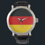 Pulsera Patriótico, reloj especial con bandera de Alemania<br><div class="desc">¡Mantente puntual con nuestro reloj de mano con la bandera de Alemania! Esta pieza de época distintiva combina funcionalidad con un diseño vibrante que exhibe orgullosamente la bandera alemana. Perfecto para el uso diario o para ocasiones especiales, es un accesorio ideal para quien quiera expresar su herencia alemana. Este reloj,...</div>