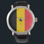 Pulsera Patriótico, reloj especial con bandera de Bélgica<br><div class="desc">Añada un toque de orgullo belga a su colección de accesorios con nuestro reloj exclusivo con la bandera de Bélgica! Diseñado con meticulosa atención a los detalles, este reloj de mano es más que un simple dispositivo de cronometría; es una celebración de la rica herencia y orgullo cultural de Bélgica....</div>