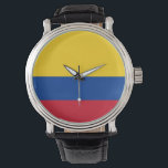 Pulsera Patriótico, reloj especial con bandera de Colombia<br><div class="desc">Añada un toque de orgullo colombiano a sus accesorios con nuestro reloj exclusivo con la bandera de Colombia! Diseñado con meticulosa atención a los detalles, este reloj de mano es más que un simple reloj funcional; es una celebración de la identidad cultural de Colombia y el espíritu vibrante. El elegante...</div>