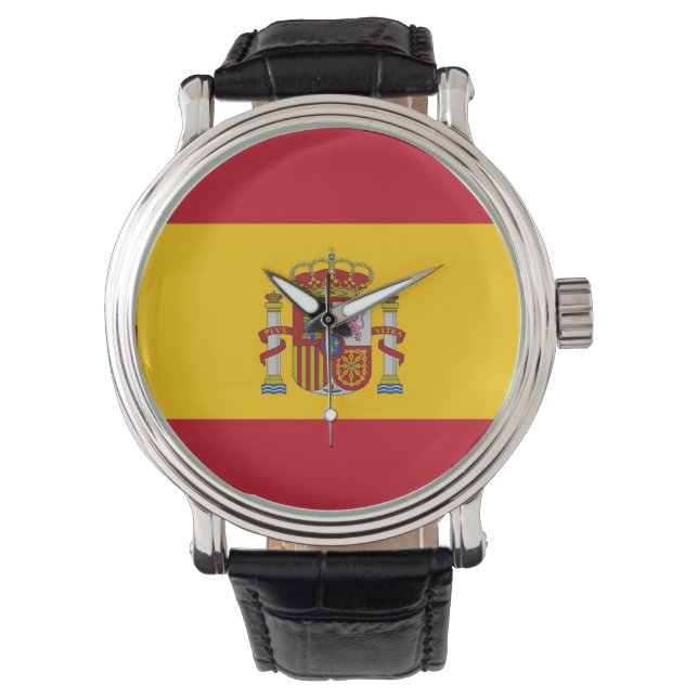 Pulsera Patriótico, reloj especial con bandera de España (Anverso)