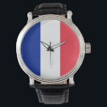 Pulsera Patriótico, reloj especial con bandera de Francia<br><div class="desc">¡Haz una declaración atemporal con nuestro exclusivo reloj de mano con la bandera de Francia! Diseñado con meticulosa atención a los detalles, este reloj de mano no es solamente un accesorio funcional; es una celebración de la cultura y el patrimonio francés. El diseño es muy animado y ostenta la emblemática...</div>