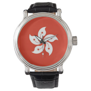 Pulsera Patriótico, reloj especial con bandera de Hong Kon