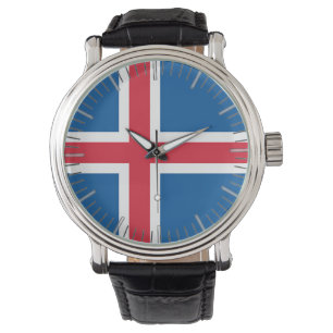 Pulsera Patriótico, reloj especial con bandera de Islandia