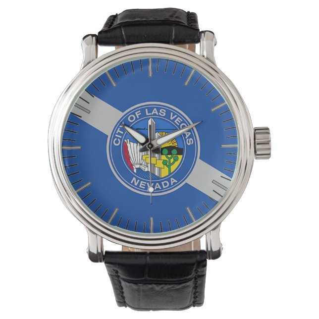 Pulsera Patriótico, reloj especial con bandera de Las Vega (Anverso)