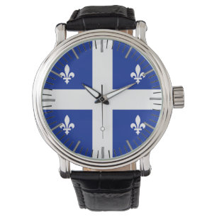 Pulsera Patriótico, reloj especial con bandera de Quebec