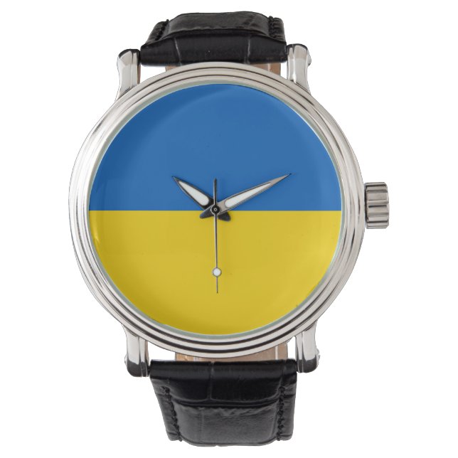 Pulsera Patriótico, reloj especial con bandera de Ucrania (Anverso)