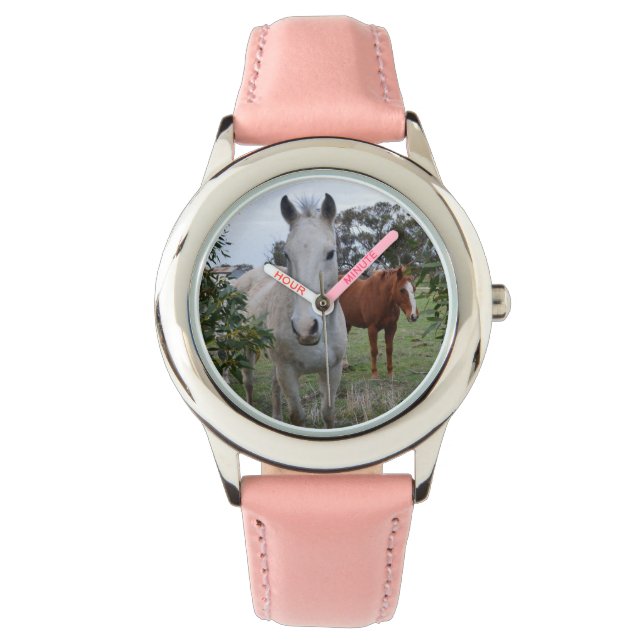 Pulsera Peekaboo_Horses, reloj de pulsera. (Anverso)