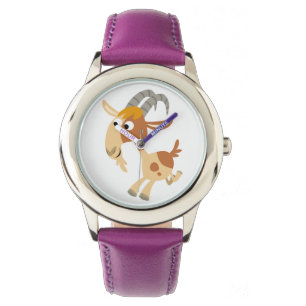 Pulsera Personalizado curado ejecutando reloj de cabra