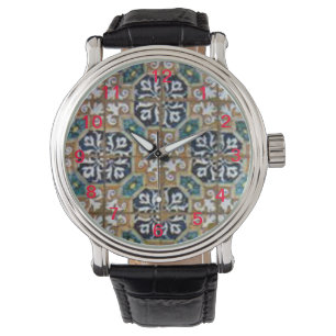 Pulsera Personalizado de mosaico islámico reloj de pulser