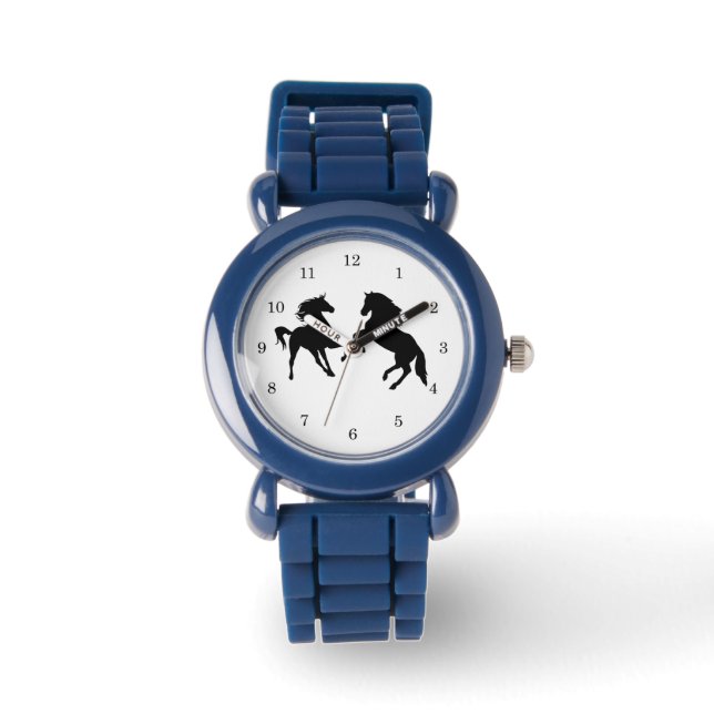 Pulsera Regalo de reloj de parejas de caballos (Anverso)