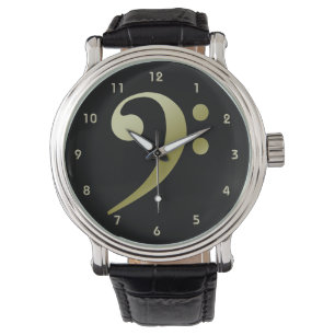 Pulsera Reloj 2 del Clef bajo de Leslie Harlow