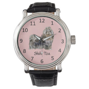 Pulsera Reloj adaptable del perro de Shih Tzu