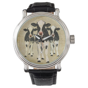 Pulsera Reloj adornado de las vacas