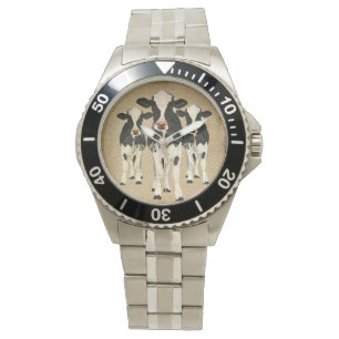 Pulsera Reloj adornado de las vacas