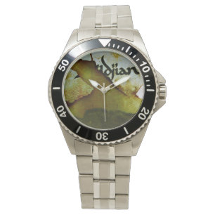 Pulsera Reloj aherrumbrado de los platillos