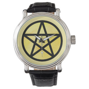 Pulsera Reloj amarillo del pentáculo de Michael A. Giza