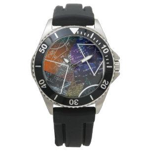 Pulsera Reloj analógico de fórmula matemática