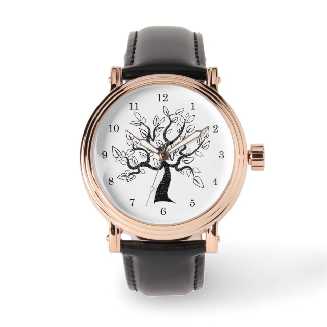 Pulsera Reloj Árbol de la Vida Regalo Moderno (Anverso)