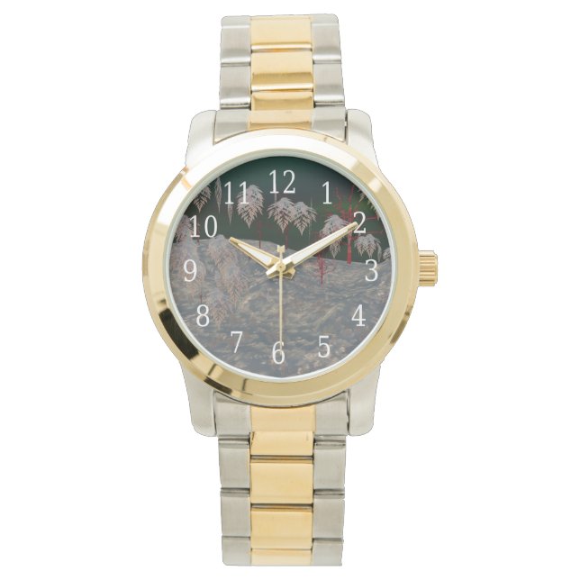 Pulsera Reloj artístico de invierno de maravillas (Anverso)