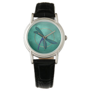 Pulsera Reloj azul de la libélula