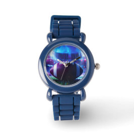Pulsera Reloj azul del Super Bowl de fútbol americano