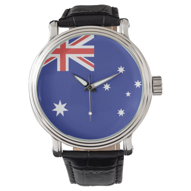 Pulsera Reloj bandera de Australia (Anverso)