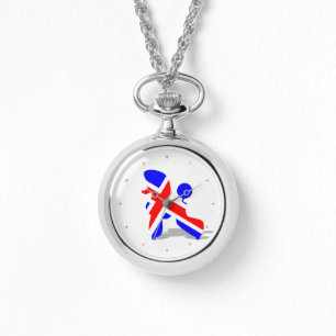 Pulsera Reloj británico moderno de canicomios