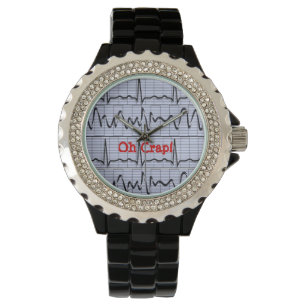 Pulsera Reloj cardiaco divertido de la mierda II del ritmo