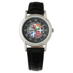 Pulsera Reloj céltico de Irlanda País de Gales Escocia d