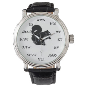 Pulsera Reloj cherokee de la ardilla